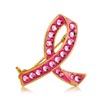 Est&eacute;e Lauder - Jeweled Pink Ribbon Pin