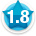 Average member rating of 1.8