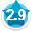 Average member rating of 2.9