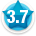 Average member rating of 3.7