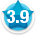 Average member rating of 3.9