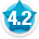 Average member rating of 4.2
