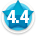 Average member rating of 4.4