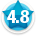 Average member rating of 4.8