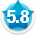 Average member rating of 5.8