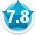 Average member rating of 7.8