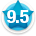 Average member rating of 9.5