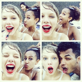 Taylor Swift Also Uses Her Phone Camera To Fix Her Makeup