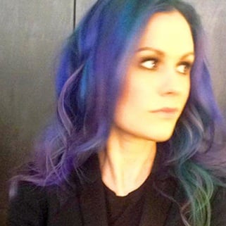Anna Paquin Goes Deep Purple