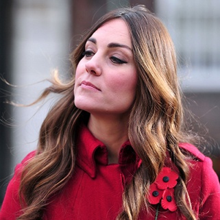 Kate Middleton Lets The Grey Grow In