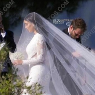 Kim K. Goes For Givenchy On Her Big Day