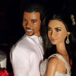 Kimye's Nuptials, Done Barbie-Style