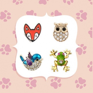 The Most OMG Adorable Tiny Animal Earrings You've Ever Seen in Your Life