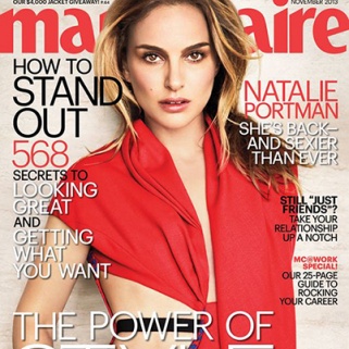 Natalie Portman Makes Moves On Marie Claire's Cover