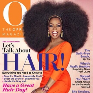 Oprah Goes Natural On The Latest Cover Of O