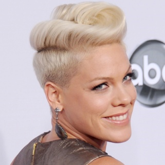 Pink's New Lopsided Look: Modern Mullet or Edgy Half Hawk?