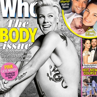Singer Pink Gets Nude on New Mag Cover