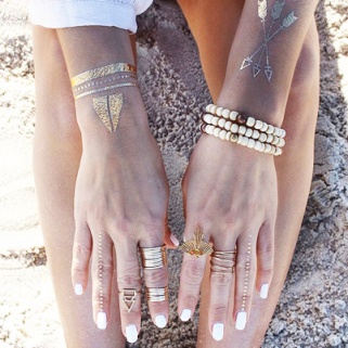 The Prettiest Commitment-Free Tattoos Ever