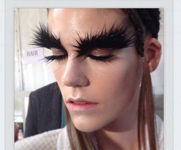 Pat McGrath's Owl Eyes for Alexander McQueen