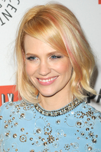 January Jones Goes For The Rose Gold