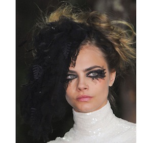 Dramatic Eyes at Chanel Haute Couture 2013 