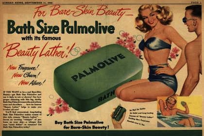 Throwback Thursday: Palmolive Beauty Lather, 1949
