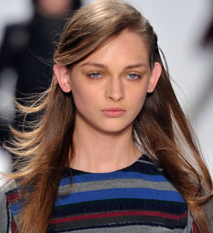 Fashion Week How-To: Messy Side Part at the Richard Chai Show