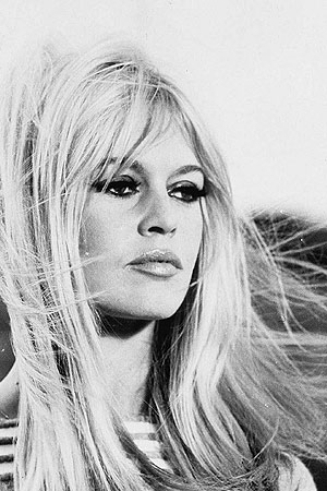 Bridget Bardot the world famous French actress and model from the 1950s and