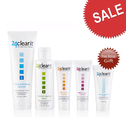 Use the code 50OFF and get 50% Off the 24clearit Acne Therapy System by Total Beauty Media, Inc