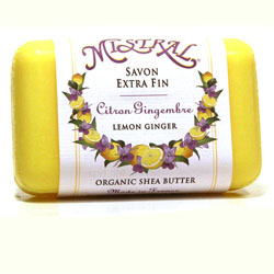 Mistral Lemon Ginger French Shea Butter Soap