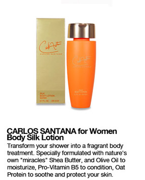 Carlos Santana Fragrances Body Silk Lotion