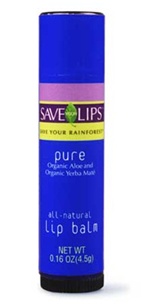 Save Your World Save Your Lips Pure Unflavored Lip Balm