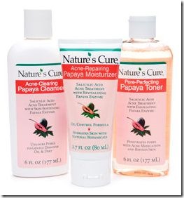 Nature's Cure Acne-Clearing Papaya Cleanser