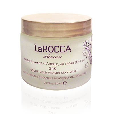 LaRocca 24K Cocoa Gold Vitamin Mask with Encapsulated Bio-Actives