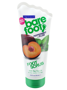 Freeman Bare Foot Peppermint + Plum Foot Scrub
