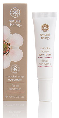 natural being manuka honey eye cream for all skin types