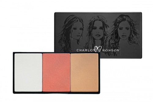 Charlotte Ronson 3 X A Charm Luminizer, Blush, Bronzer