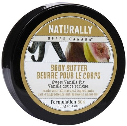 Upper Canada Soap Naturally Body Butter in Sweet Vanilla Fig