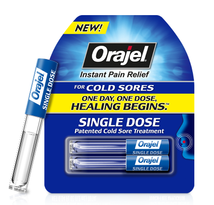 Orajel Single Dose Patented Cold Sore Treatment
