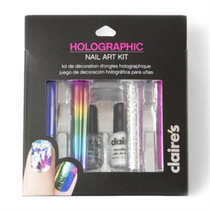 Claire's Holographic Nail Art Kit