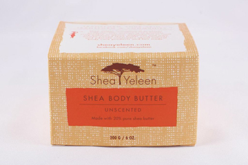 Shea Yeleen International Unscented Body Butter