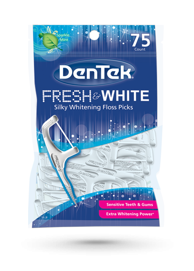 Fresh & White Silky Whitening Floss Picks