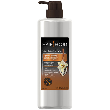 Hair Food Sulfate Free Hair Milk Shampoo Infused with Jasmine & Vanilla Fragrance