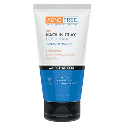 AcneFree Kaolin Clay Detox Mask with Charcoal