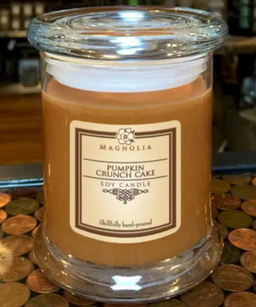 Magnolia Scents by Design Pumpkin Crunch Cake Soy Candle