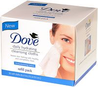 No. 7: Dove Daily Hydrating Cleansing Cloths, $5.69