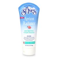 St. Ives Apricot Radiance Age-Defying Cream Cleanser, Younger Looking Skin