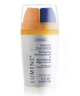 Lumene Vitamin+ Radiant Dual Serum Energizing Morning Serum & Age-Defying Night Serum