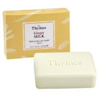 Thymes Ginger Milk Triple Milled Bar Soap