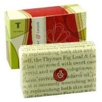 Thymes Fig Leaf and Cassis Triple Milled Bar Soap